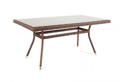 Ashley 4SIS YH-T4726G-brown. Латте плетеный стол Ashley 4SIS.