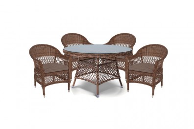 Ashley 4SIS ECS4T-5-SET-brown. Эспрессо- Ashley 4SIS.