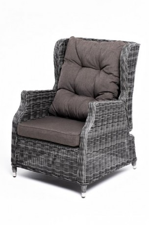 Ashley 4SIS YH-C1543D-graphite. Форио кресло раскладное плетеное Ashley 4SIS.