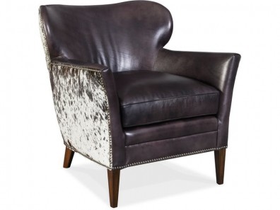 Ashley Hooker mhid CC469-097. КРЕСЛО KATO LEATHER С МЕХОМ ПОНИ Ashley Hooker.