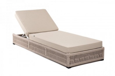 Ashley 4SIS RIV-SH-001-W-Mua-beige (beige035). Ривьера шезлонг плетеный из роупа Ashley 4SIS.