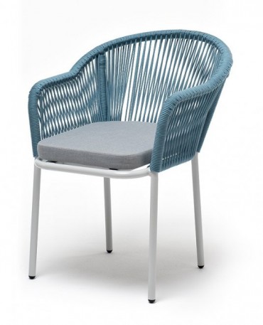 Ashley 4SIS LIO-CH-st001-RAL7035-SH-blue (H-gray). Лион стул плетеный из роупа Ashley 4SIS.