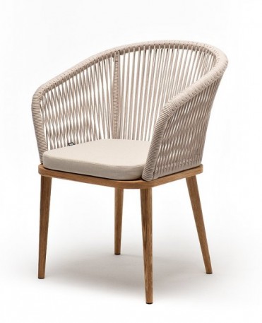 Ashley 4SIS MAR-CH-T001-beige (beige). Марсель стул плетеный из роупа Ashley 4SIS.