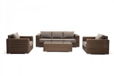 Ashley 4SIS BS3C2T-4-SET-brown. Боно лаунж-зона Ashley 4SIS.