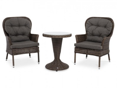 Ashley 4SIS ALC2T1-3-SET-brown. Алиса кофейный комплект Ashley 4SIS.