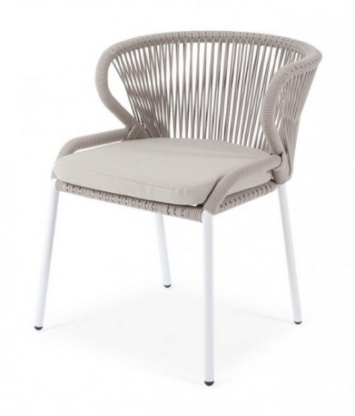 Ashley 4SIS MIL-CH-002-RAL1001-beige (beige). Милан стул плетеный из роупа Ashley 4SIS.