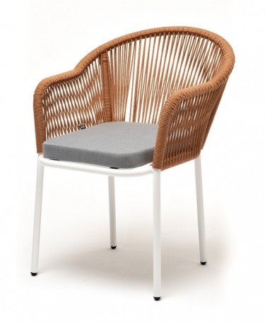 Ashley 4SIS LIO-CH-001-W-SH-mel-orange (H-gray). Лион стул плетеный из роупа Ashley 4SIS.