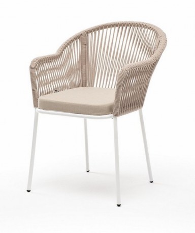 Ashley 4SIS LIO-CH-st001-RAL7035-SH-D-grey (H-gray). Лион стул плетеный из роупа Ashley 4SIS.