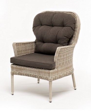 Ashley 4SIS YH-C1618W-beige. Алиса кресло плетеное Ashley 4SIS.
