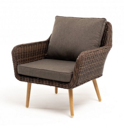 Ashley 4SIS YH-SYH272W-CH-brown. Прованс кресло Ashley 4SIS.