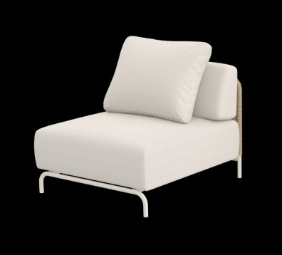 Ashley 4SIS A508A2. Мальдивы плетеный центральный модуль дивана Ashley 4SIS.