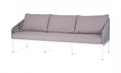 Ashley 4SIS KAN-S-3-001-W-SH-H-grey (N-Ash). Канны диван 3-местный плетеный из роупа Ashley 4SIS.