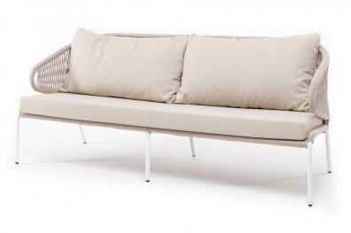 Ashley 4SIS MIL-S-3-001-W-Mua-beige (beige035). Милан диван 3-местный плетеный из роупа Ashley 4SIS.