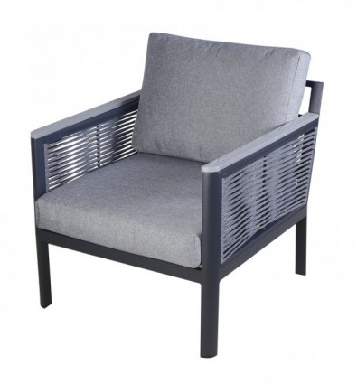 Ashley 4SIS GFS4762C-grey. Сан Ремо кресло плетеное из роупа садовое Ashley 4SIS.