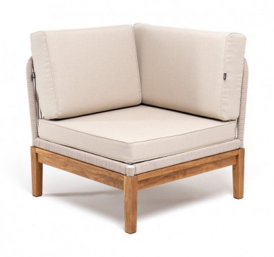 Ashley 4SIS KAN-MS-T001-beige (beige035). Канны угловой модуль плетеный из роупа Ashley 4SIS.