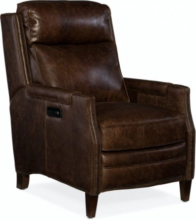 Ashley Hooker mhid RC411-PWR-088. Кресло с реклайнером Regale Power Recliner w/ Power Headrest коричневое Ashley Hooker.