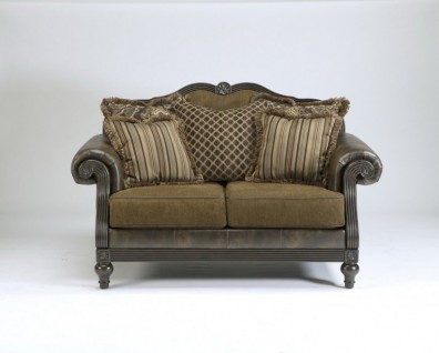 Ashley Glynallen Teak 41001-35. Диван двойной Ashley Glynallen Teak.