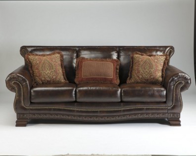 Ashley Ledelle DuraBlend Antique 94300-38. Диван трехместный кожаный Ashley Ledelle DuraBlend Antique.
