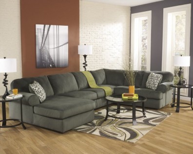 Ashley Jessa Place Pewter 39803-16-34-67. Диван угловой Ashley Jessa Place Pewter.