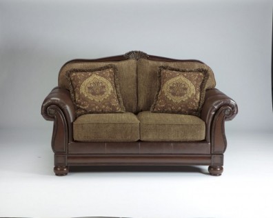 Ashley Beamerton Heights Chestnut 30605-35. Диван двойной Ashley Beamerton Heights Chestnut.