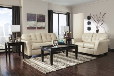 Ashley Santigo Cream 99802-35-38. Комплект мягкой мебели Ashley Santigo Cream.