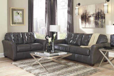 Ashley Santigo Dark Gray 99801-35-38. Комплект мягкой мебели Ashley Santigo Dark Gray.
