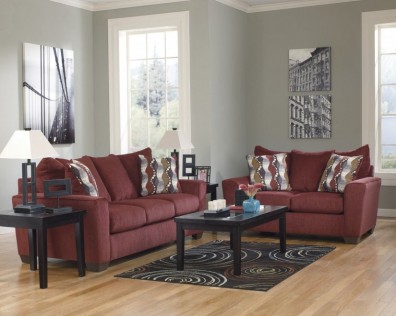 Ashley Brogain Burgundy 26901-35-38. Комплект мягкой мебели Ashley Brogain Burgundy.