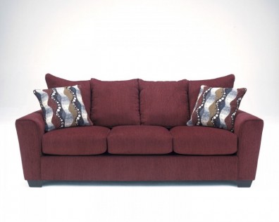 Ashley Brogain Burgundy 26901-38. Диван тройной Ashley Brogain Burgundy.