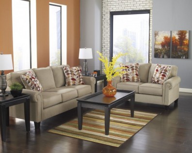 Ashley Ekron Oatmeal 79800-35-38. Комплект мягкой мебели Ashley Ekron Oatmeal.
