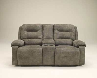 Ashley Rotation Smoke 97501-94. Диван двойной с реклайнером Ashley Rotation Smoke.