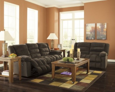 Ashley Ekron Chocolate 96004-86-88. Комплект диванов с реклайнером Ashley Ekron Chocolate.