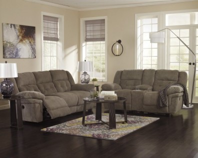 Ashley Family Time Bark 98902-87-94. Комплект диванов с реклайнером Ashley Family Time Bark.
