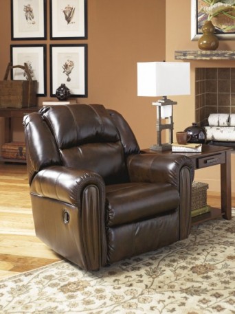 Ashley Woodsdale DuraBlend Antique 96300-25. Кресло с реклайнером Ashley Woodsdale DuraBlend Antique.