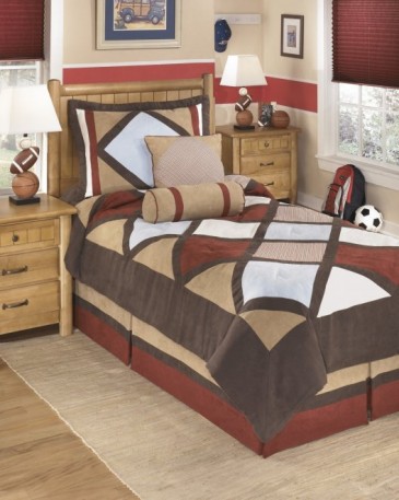 Ashley Academy Multi Q292001T. Постельное белье Twin Size Ashley Academy Multi.