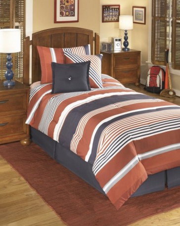 Ashley Manning Stripe Q309001T. Постельное белье Twin Size Ashley Manning Stripe.