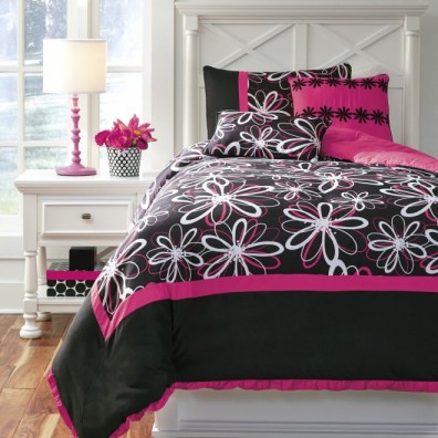 Ashley Razzi Pink Q352001T. Постельное белье Twin Size Ashley Razzi Pink.