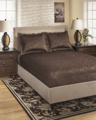 Ashley Laura Chocolate Q395013Q. Постельное белье Queen Size Ashley Laura Chocolate.