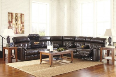 Ashley Vanora Canyon 84802-89-77-94. Диван угловой с реклайнером Ashley Vanora Canyon.