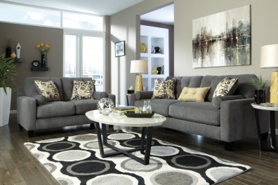 Ashley Mallbern Charcoal 97003-38-35. Комплект мягкой мебели Ashley Mallbern Charcoal.