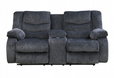 Ashley Garek Blue 92001-96. Диван двойной с реклайнером Ashley Garek Blue.