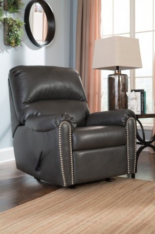 Ashley Lottie Slate 38001-25. Кресло с реклайнером Ashley Lottie Slate.