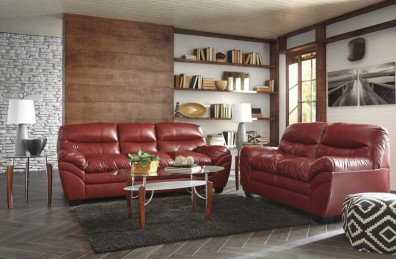 Ashley Tassler DuraBlend Crimson 46500-35-38. Комплект мягкой мебели Ashley Tassler DuraBlend Crimson.