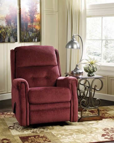 Ashley Meadowbark Burgundy 86404-27. Кресло с реклайнером Ashley Meadowbark Burgundy.