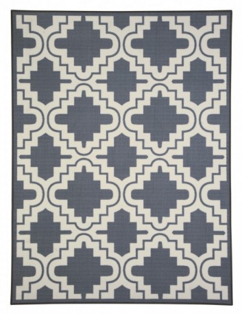 Ashley Jacory Gray White R288002. Ковер напольный Ashley Jacory Gray White.