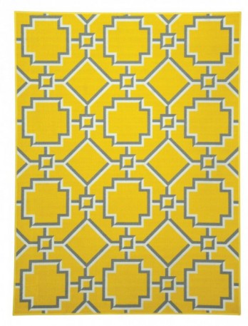 Ashley Zarek Yellow R294002. Ковер напольный Ashley Zarek Yellow.