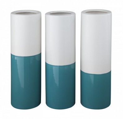 Ashley Dalal Teal White A2000166. Декоративные вазы Ashley Dalal Teal White.
