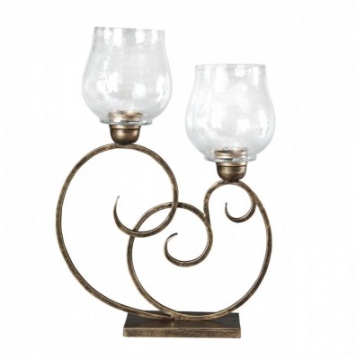 Ashley Oba Antique Gold Finish A2000201. Декоративные подсвечники Ashley Oba Antique Gold Finish.