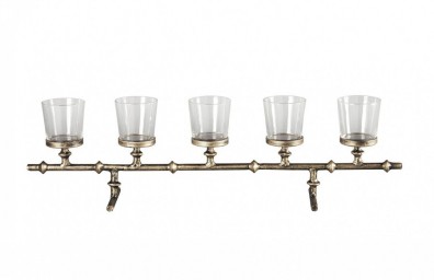 Ashley Obasi Antique Gold Finish A2000205. Декоративные подсвечники Ashley Obasi Antique Gold Finish.