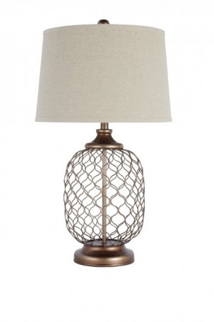 Ashley Sanzia Gold Finish L207824. Лампа Ashley Sanzia Gold Finish.