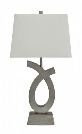 Ashley Amayeta Silver Finish L243134. Лампа настольная Ashley Amayeta Silver Finish.